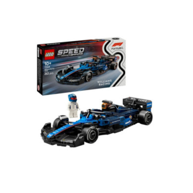 LEGO Speed Champions 77249 Auto da Corsa F1 Williams Racing FW46 Macchina Giocattolo da Collezione con Minifigure, Bambini 10+