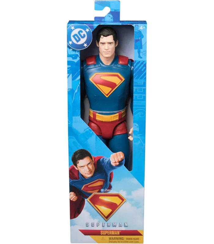 DC Comics Superman – Action Figure 30 cm Snodata con Mantello