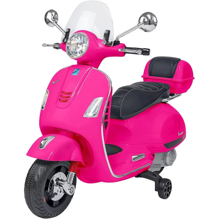 Vespa elettrica GTS Super Sport rosa 12 V