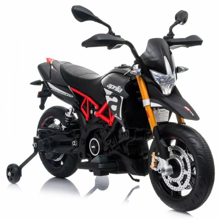 Moto Elettrica per Bambini 12V Aprilia Dorsoduro Grigia