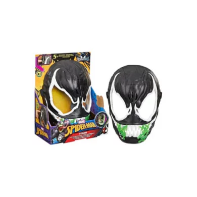 Marvel Spider-Man VenomVersus Maschera di Venom Luminosa con Suoni ed Effetti