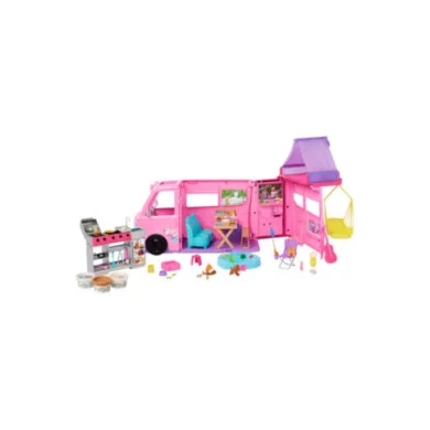 Barbie Camper dei Sogni con Oltre 60 Accessori, Pasta Modellabile e Effetto Cambia Colore, 3+ Anni HRJ78