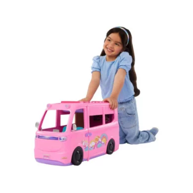 Barbie Camper dei Sogni con Oltre 60 Accessori, Pasta Modellabile e Effetto Cambia Colore, 3+ Anni HRJ78