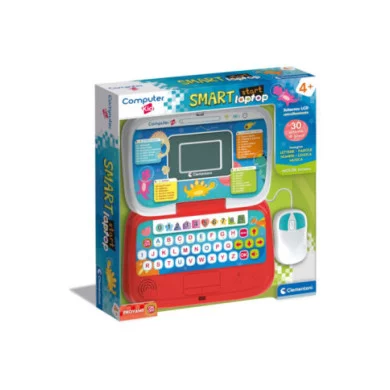 Clementoni Smart Laptop 💻 Computer Educativo Bambini 4+ | 30 Attività Interattive | Lettere, Numeri e Musica