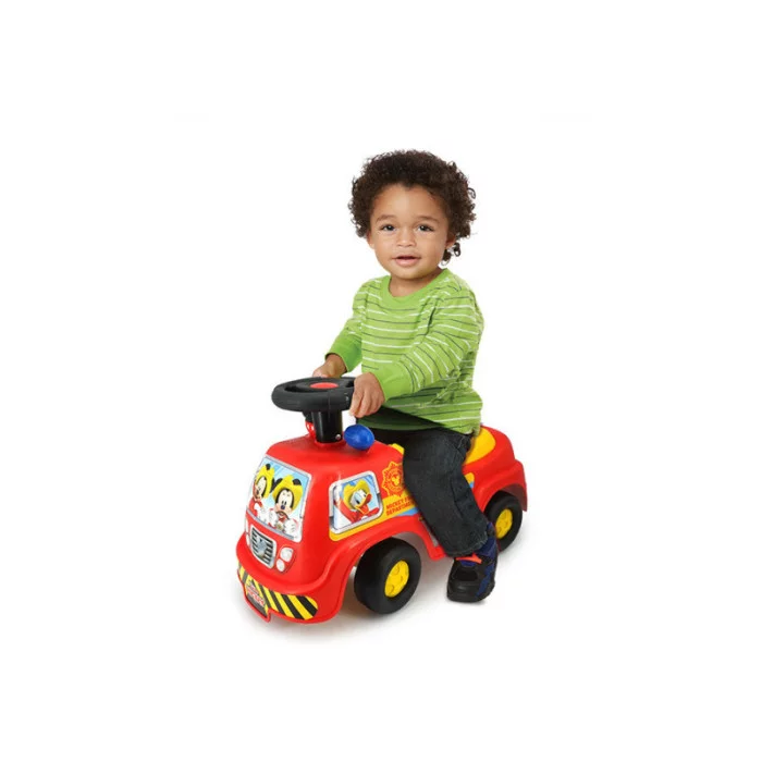 Primi Passi Pompieri Mickey – Camion Cavalcabile con Suoni e Luci Disney 12+ Mesi