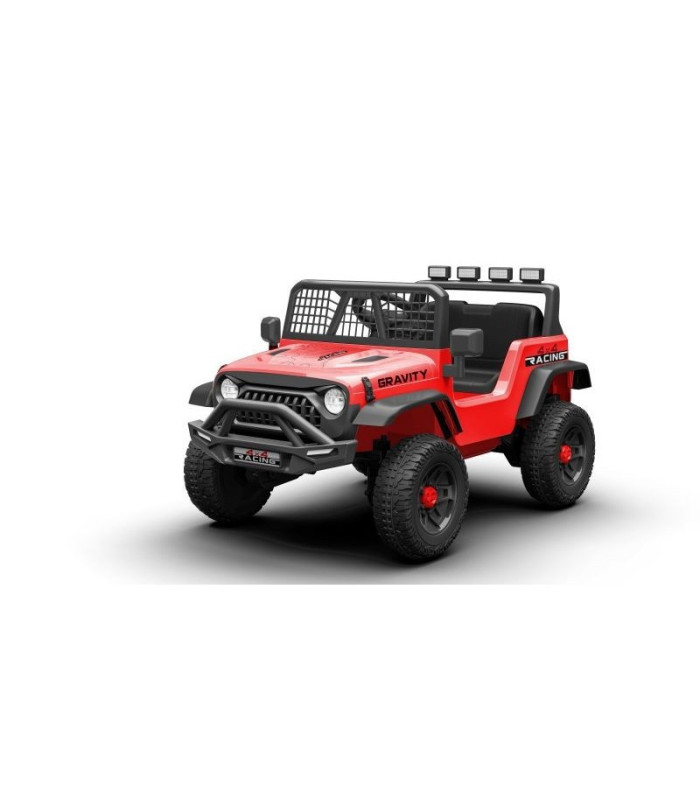 Auto Elettrica Offroad Gravity 12V Rossa per Bambini con