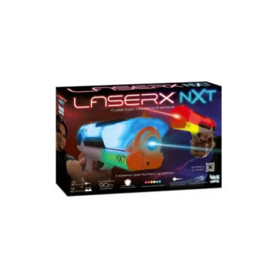 Laser X NXT – Set 2 Pistole Laser Interattive 90m Portata Gioco di Gruppo