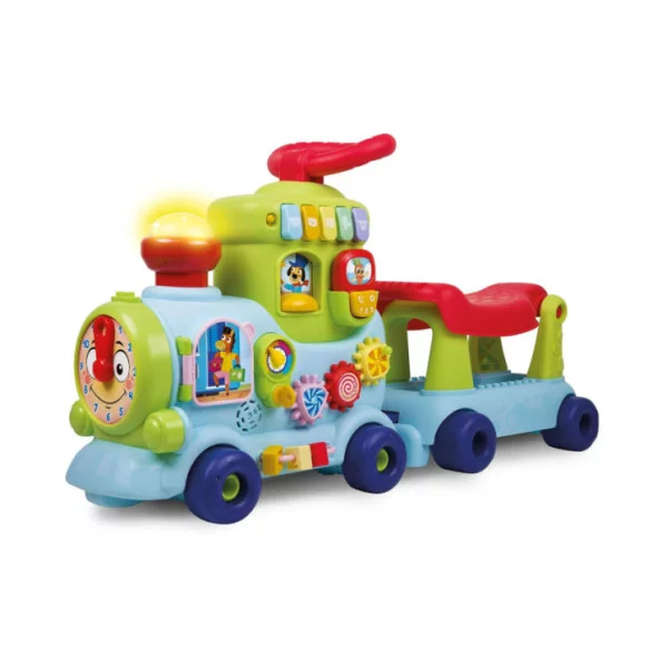 Trenino dei Giochi 4 in 1 Cavalcabile, Primi Passi e Centro Attività 12+ Mesi Lisciani Carotina Baby