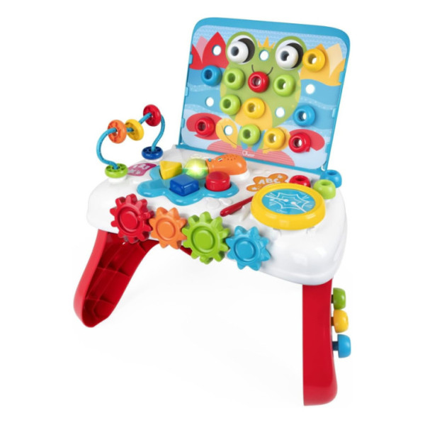 Chicco Tavolo Art&Craft – Banco Multattività Bilingue Elettronico e Manuale 10-48 Mesi