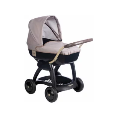 Smoby Inglesina Baby Iridio – Carrozzina Giocattolo con Capottina Reclinabile e Telaio in Metallo, 18+ Mesi