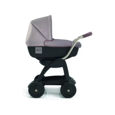 Smoby Inglesina Baby Iridio – Carrozzina Giocattolo con Capottina Reclinabile e Telaio in Metallo, 18+ Mesi