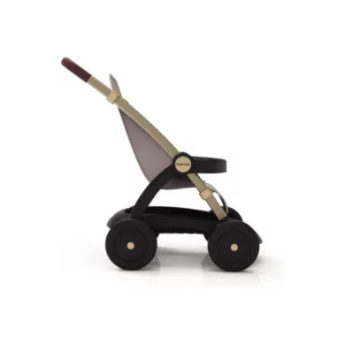 Smoby Inglesina Baby Iridio – Passeggino Giocattolo con Telaio in Metallo e Seduta in Tessuto, 18+ Mesi