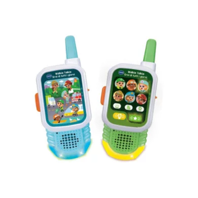 Walkie Talkie Eroi di Tutti i Giorni Set 2 Dispositivi con Missioni Interattive e Portata 150m, 3-7 Anni