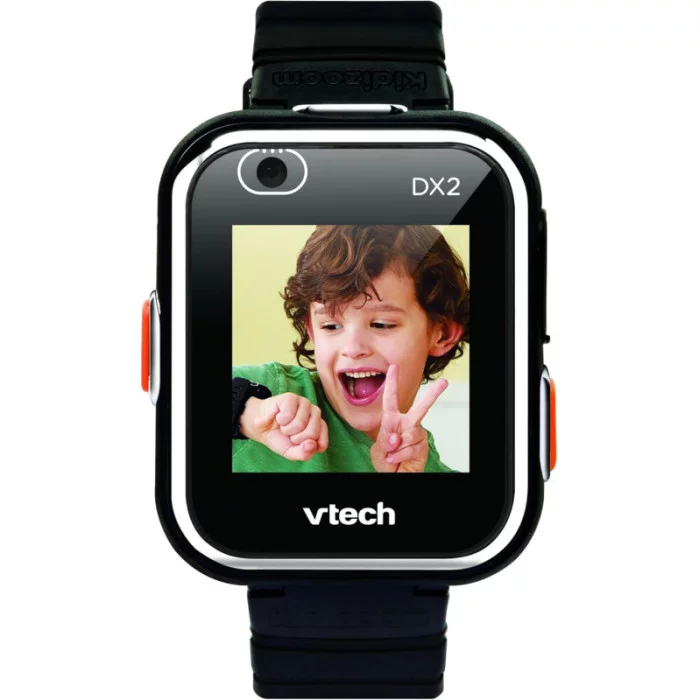 Kidizoom Smartwatch DX2 Nero Orologio Interattivo Bambini con Doppia Fotocamera, Giochi e Touch Screen, 3-12 Anni