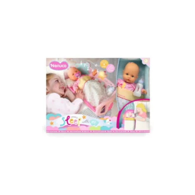 Nenuco Dormi con Me Culla 3 in 1 – Bambola 35 cm con Culla, Accessori e Stella Luminosa, 3+ Anni Famosa