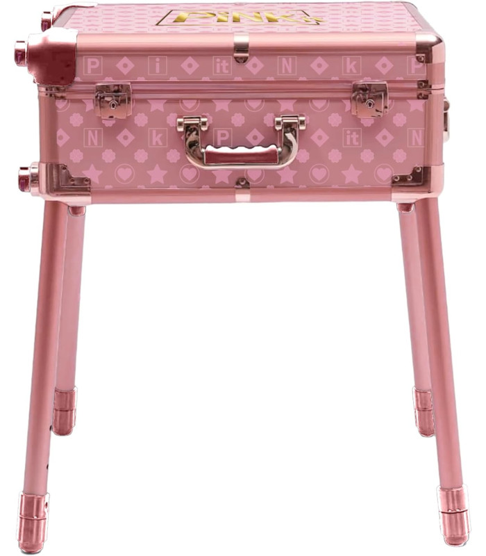 Pinkit Station Make Up Designer – Valigia Trucco con Specchio