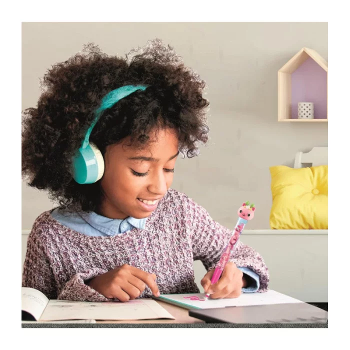 Laboratorio delle penne Gabby’s Dollhouse con 5 Penne e 25 Accessori, 6+ Anni Clementoni 18203