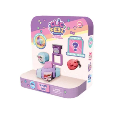 Clickeez Deluxe – Portachiavi Sensoriale con 7 Sorprese, 70 Personaggi Kawaii da Collezione, Età 6+