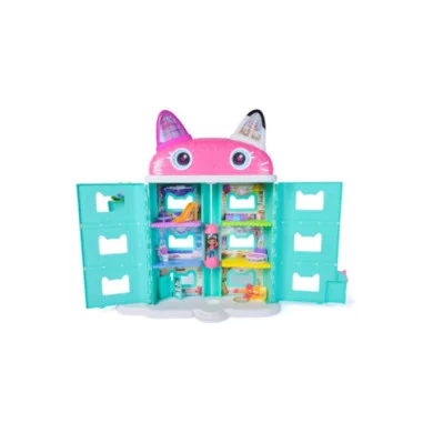 Gabby’s Dollhouse The Movie – Casa delle Bambole 60 cm con Personaggi, Mobili e Accessori, Età 3+