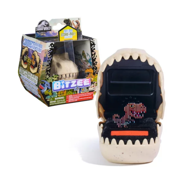 Bitzee Jurassic World – Dinosauro Digitale Interattivo con 25 specie da collezione, gioco elettronico bambini 5+