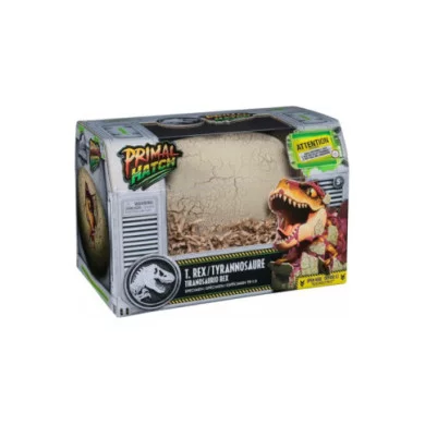 Primal Hatch Jurassic World – Uovo Interattivo T-Rex con 100+ Suoni, Reazioni e Accessori – Giocattolo Bambini 5+ Anni