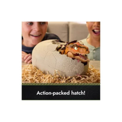 Primal Hatch Jurassic World – Uovo Interattivo T-Rex con 100+ Suoni, Reazioni e Accessori – Giocattolo Bambini 5+ Anni