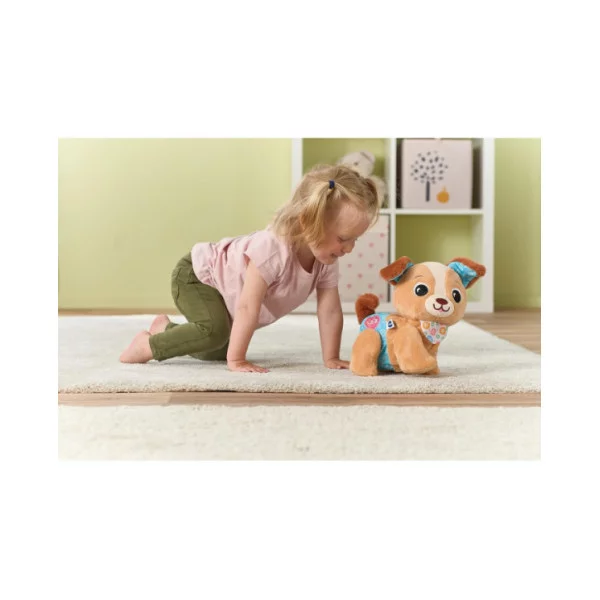 Milo Scodinzolo e cammino – Peluche Interattivo Musicale con Suoni, Luci e Movimento 9-36 Mesi