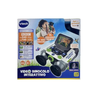 Video Binocolo Interattivo Binocolo Educativo con Schermo LCD, Visione Notturna e 700 Contenuti BBC