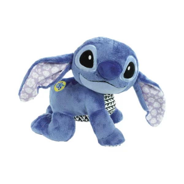 Stitch - Peluche Interattivo Gattonante con Numeri e Versi degli Animali 6-36 Mesi Clementoni