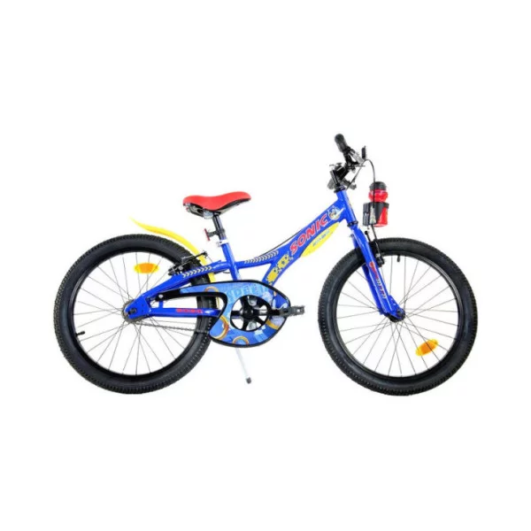 Bici 20 Sonic Blu Bambini 7-10 Anni con Freni e Borraccia