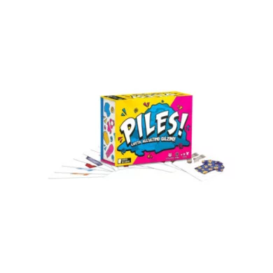 PILES! Gioco di Carte Party per Famiglia e Amici – 2-8 Giocatori, 8+ Anni, Italiano Asmodee