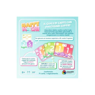 Happy Mochi 🍡 Gioco di Carte Kawaii per Famiglie – 2-6 Giocatori, 8+ Anni