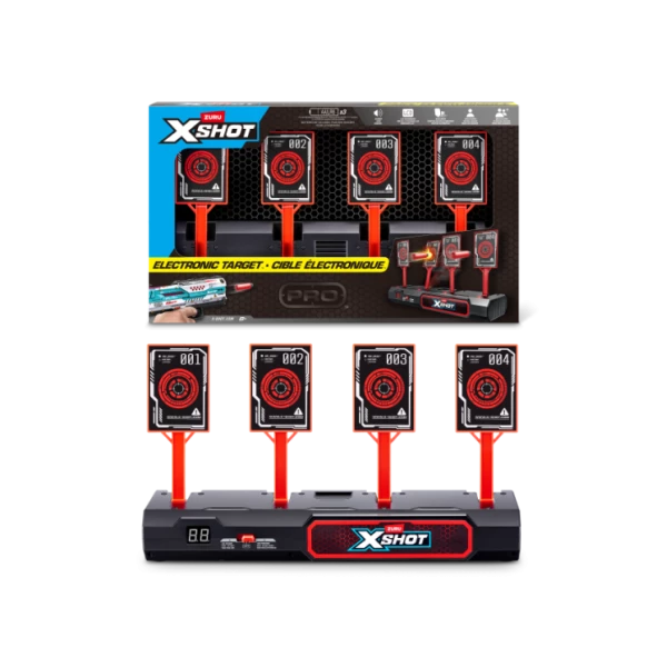 X-Shot Pro Bersaglio Interattivo Elettronico con Punteggio e Suoni – Training Blaster Zuru