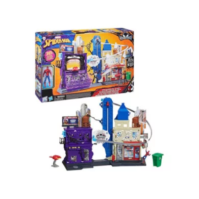 Marvel Spider-Man Venom Versus 🕸️ Playset Oscillando in Città con 30 Funzioni Hasbro