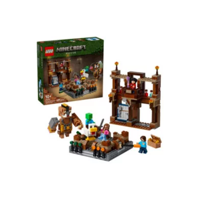 LEGO Minecraft 21272 Magione della Foresta: Ring di Combattimento, Giocattolo Interattivo con Personaggi, Gioco Bambini 10+
