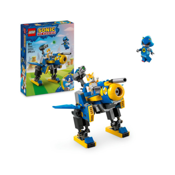 LEGO Sonic 77002 Cyclone vs. Metal Sonic, Giochi d'Azione per Bambini 8+ con Mech Robot Giocattolo Trasformabile e Personaggio