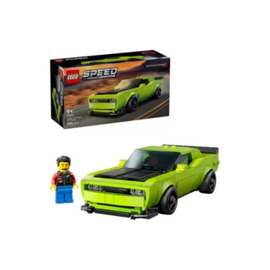LEGO Speed Champions 77237 Sports Car Dodge Challenger SRT Hellcat, Macchina Giocattolo da Gioco e Esposizione, Idea Regalo 9+