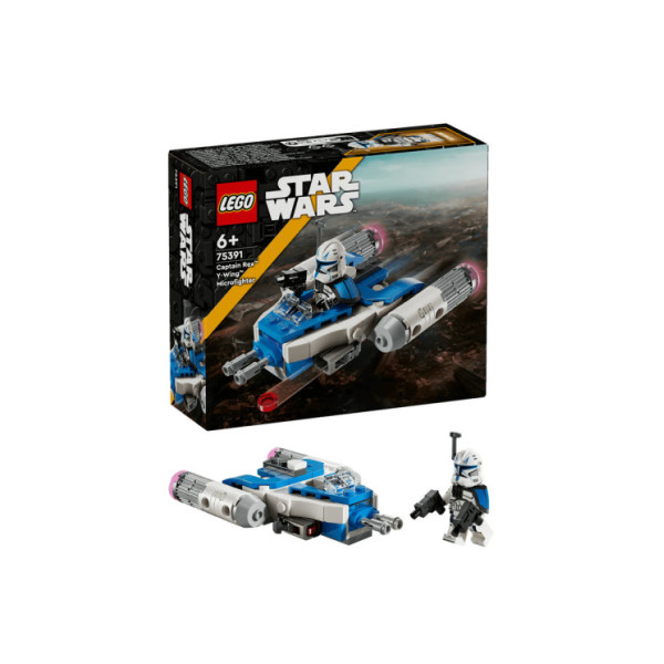 LEGO Star Wars 75391 Microfighter Y-wing di Captain Rex, Astronave Giocattolo da Collezione, Giochi Bambini 6+, Piccolo Regalo