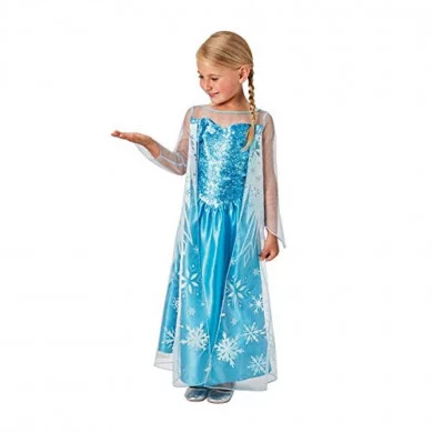 Costume Bambina Frozen Elsa Taglia 7-8 Anni
