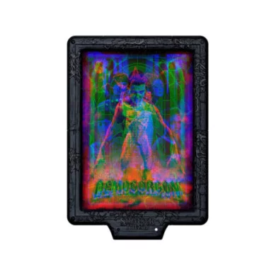 Stranger Things Demogorgon’s Hunt – Puzzle LED 520 Pezzi Metamorphic Art Collection, Quadro Interattivo 49x36 cm Clementoni