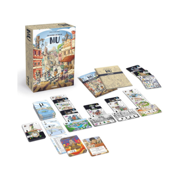 Gli Ultimi Giorni di MU – Gioco da Tavolo Strategico con 9 Scenari Interconnessi, Carte Illustrate e Regolamento, 12+ Anni