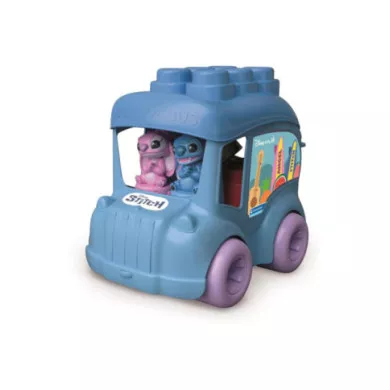 Soft Clemmy Stitch Bus Sensoriale – Gioco Prima Infanzia con 8 Mattoncini Morbidi, Bambini 18+ Mesi, Made in Italy