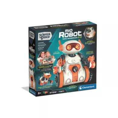 Mio Robot 2.0 – Kit Robotica Educativa 8+ Anni, Costruisci e Programma il Tuo Robot STEM, Made in Italy Clementoni