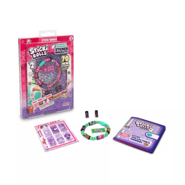 Sticki Rolls Serie 2 Braccialetto con 70 Adesivi SkyCastle Ravensburger 5+ Anni