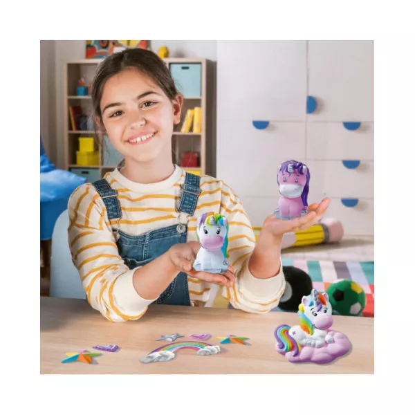 Be Creative Midi XL Sculture in Gesso Unicorni Ravensburger 7+ Anni
