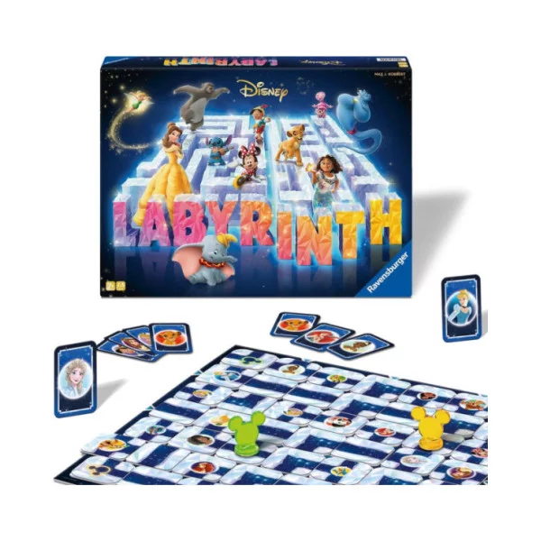 Labirinto Disney 100° Anniversario – Gioco da Tavolo per Famiglie 2-4 Giocatori, per Bambini 7+ Anni Ravensburger
