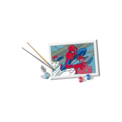 CreArt Serie E Spiderman – Kit Pittura con Numeri per Bambini 7+ Anni Ravensburger