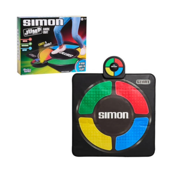 Simon Jump – Gioco Elettronico da Pavimento con Luci e Suoni, Tappetino Interattivo per Bambini 6+ Ann