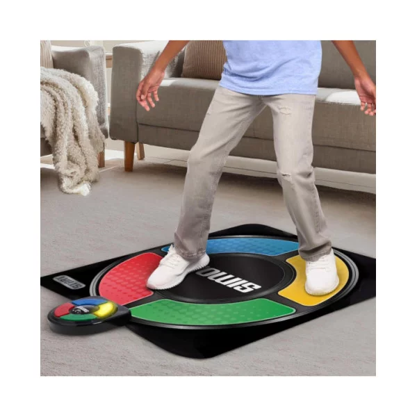 Simon Jump – Gioco Elettronico da Pavimento con Luci e Suoni, Tappetino Interattivo per Bambini 6+ Ann