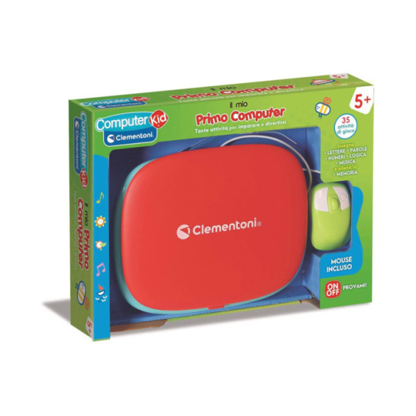 Sapientino Il Mio Primo Computer 16656 – Laptop Educativo Interattivo per Bambini 5+ Anni, 35 Giochi Didattici Clementoni